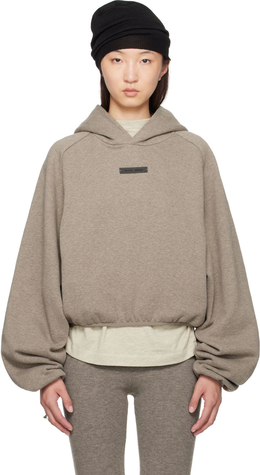 Sweatshirt Fear of God Fear of God ESSENTIALS Modern Fit Hoodie Grå | 192SP257753FW