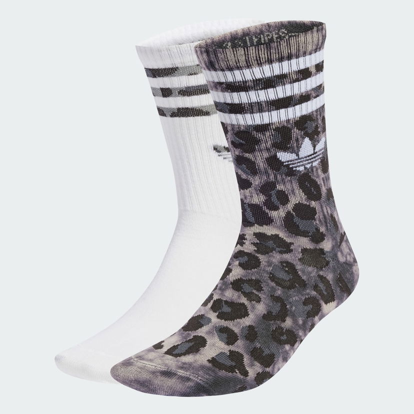 Sokker adidas Performance Leopard Print Crew Socks 2 Pairs Flerfarvet | JW8010