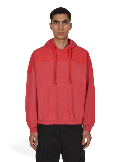 Sweatshirt GUESS Two Tone Hooded Sweatshirt Rød | M2BQ02KBB40 CYSM