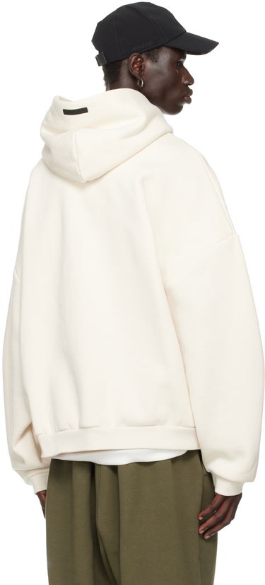 Sweatshirt Fear of God Essentials Logo Print Hoodie Hvid | 192BT246252F, 2