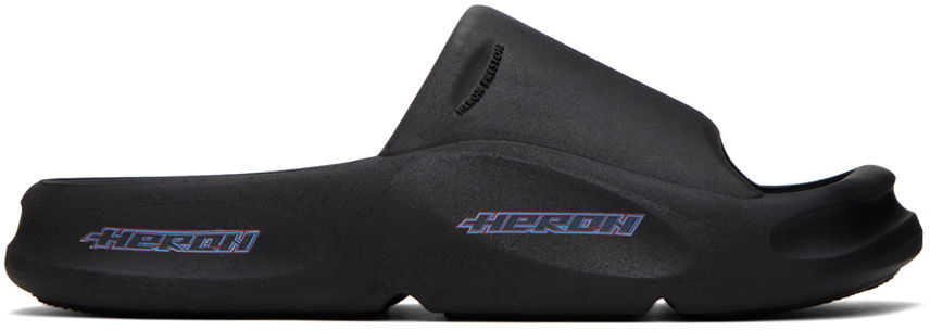 Sneakers og sko HERON PRESTON Eco Slides "Black" Sort | HMIC006F23MAT0011000, 0