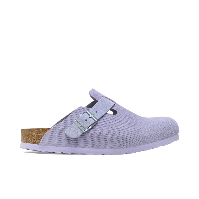 Sneakers og sko Birkenstock Boston Embossed Corduroy Suede Purple Fog Blå | 1026136/1026126