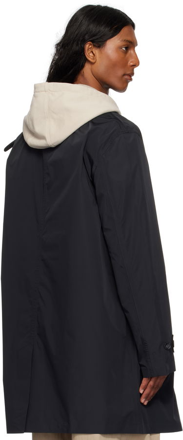 Frakker MAISON KITSUNÉ Maison Kitsuné Light Mac Coat Sort | OM02212WQ4044, 2