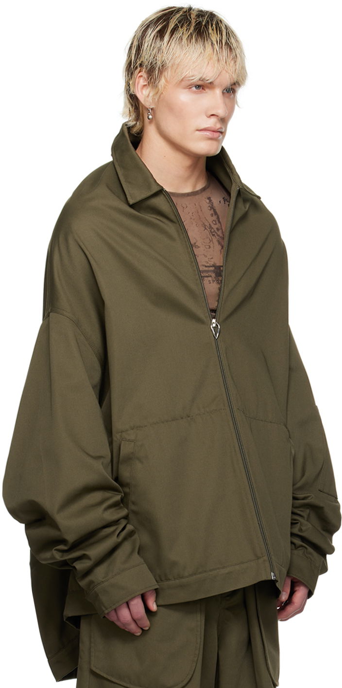 Jakke Jean Paul Gaultier Jean Paul Gaultier Shayne Oliver Edition Zip-Up Jacket Grøn | 24/27-F-VE054-C048-41, 1