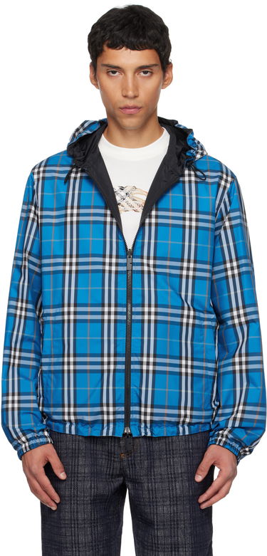 Jakke Burberry Burberry Hooded Reversible Jacket Blå | 8110369, 0
