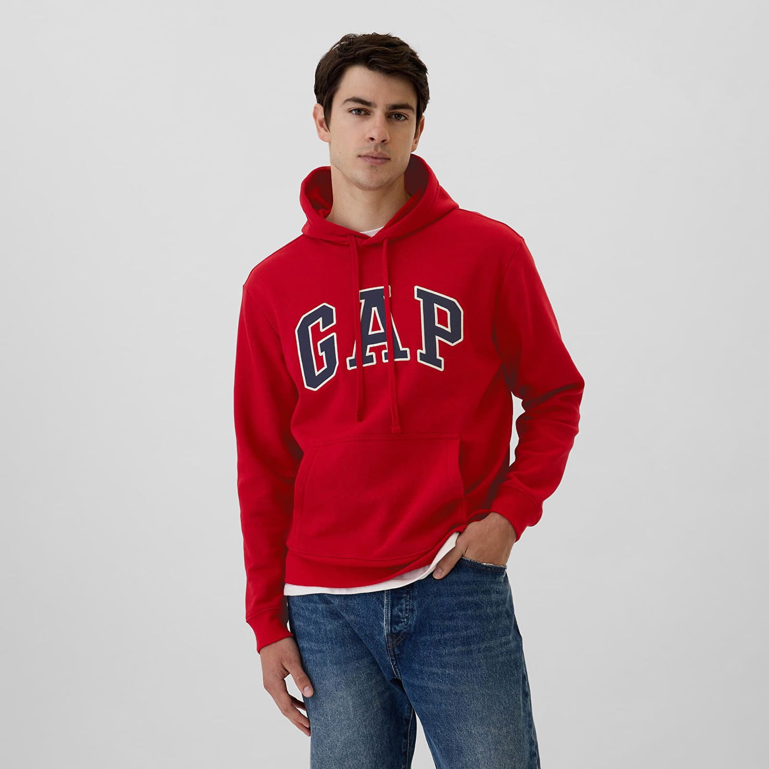 Sweatshirt GAP GAP Logo Pullover Hoodie Rød | 738102-45, 0