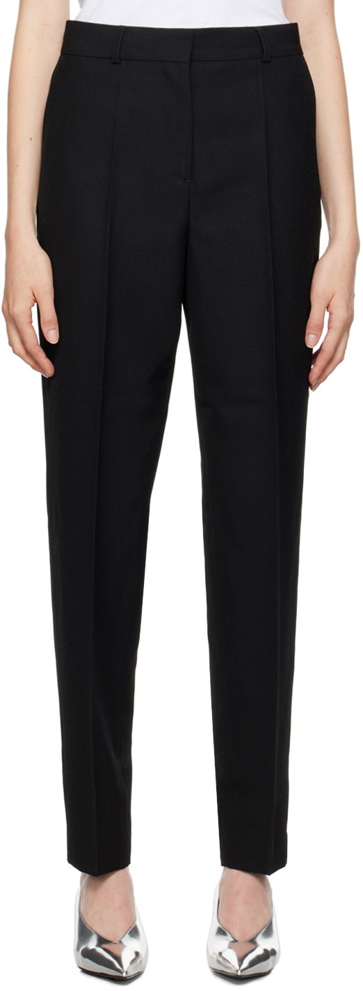 Bukser TOTEME Low-Waist Tailored Trousers Sort | 244-WRB0228-FB0026