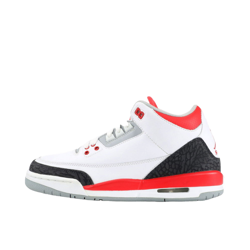 Sneakers og sko Jordan Jordan 3 Retro Fire Red (2007) Hvid | 834014-161