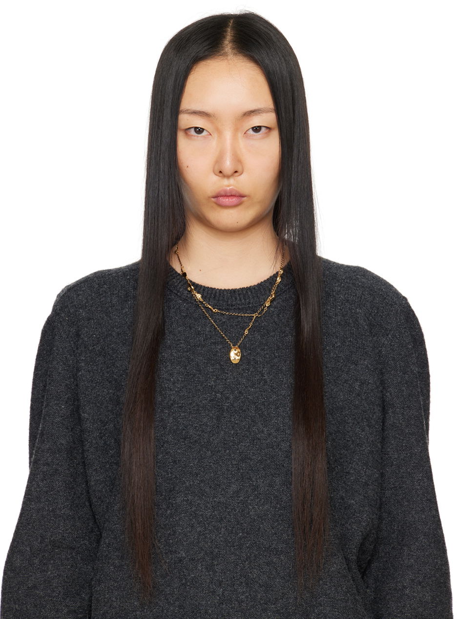 Halskæde LEMAIRE LEMAIRE Layered Charm Necklace Metalisk | JW0019 LO036, 1