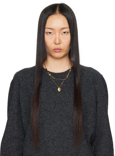 Halskæde LEMAIRE LEMAIRE Layered Charm Necklace Metalisk | JW0019 LO036, 1