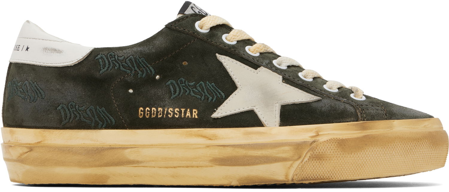 Sneakers og sko Golden Goose Super Star High Foxing Grøn | GMF00672.F006144.35894, 0