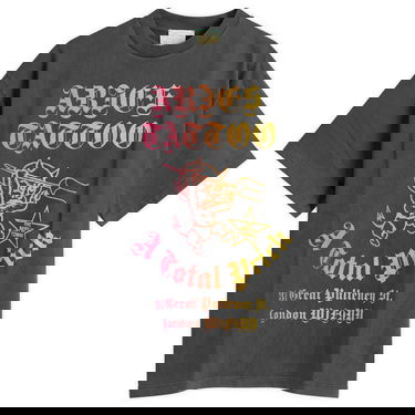 T-shirt Aries Faded Tattoo Shop T-Shirt Grå | AR60013-BLK, 0