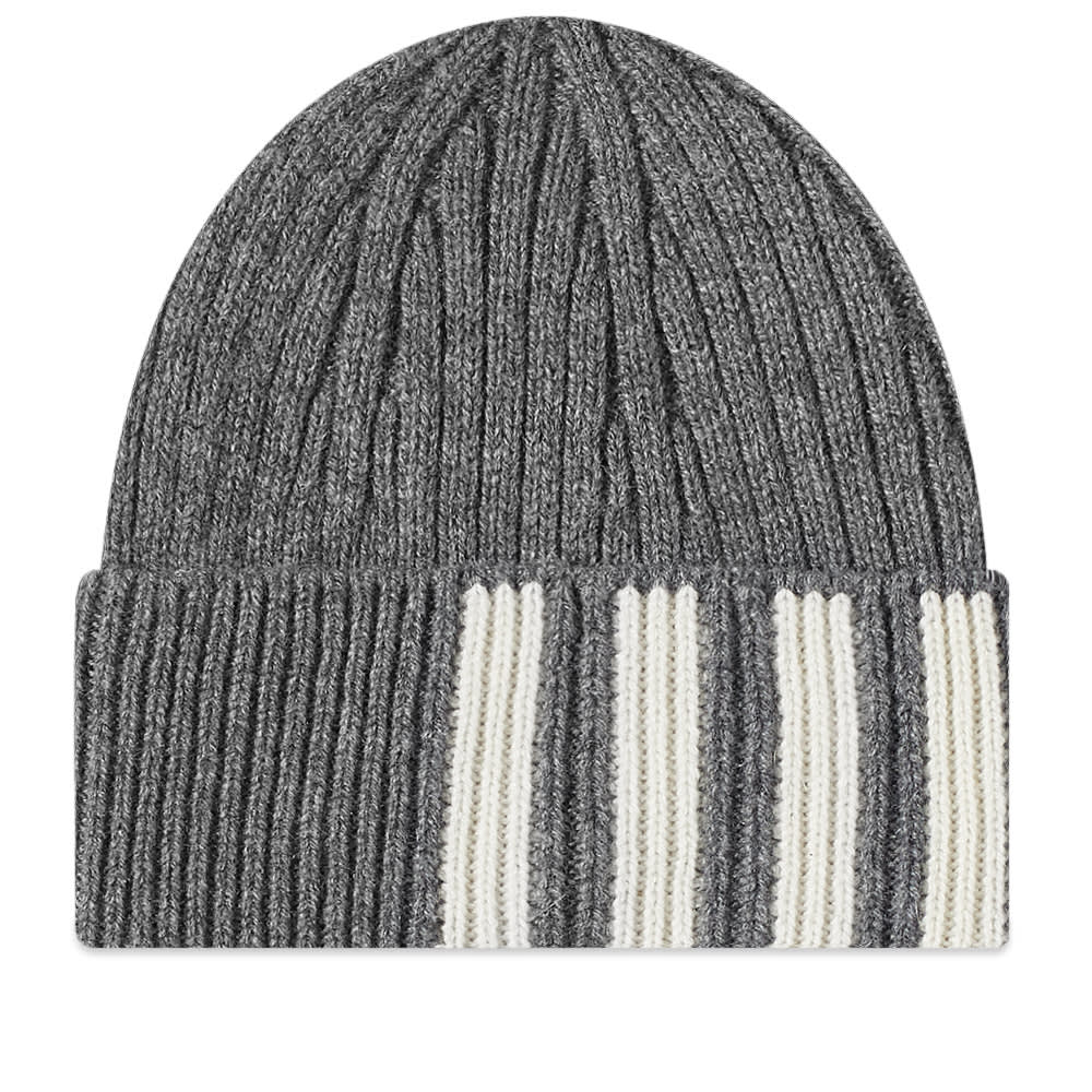 Beanie Thom Browne Cashmere 4 Bar Beanie Grå | MKH009A-00011-035, 0