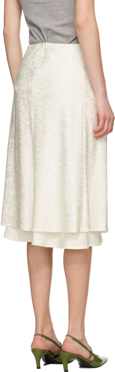 Nederdel Jil Sander Jil Sander A-Line Midi Skirt Hvid | J03MA0226_J20297, 2