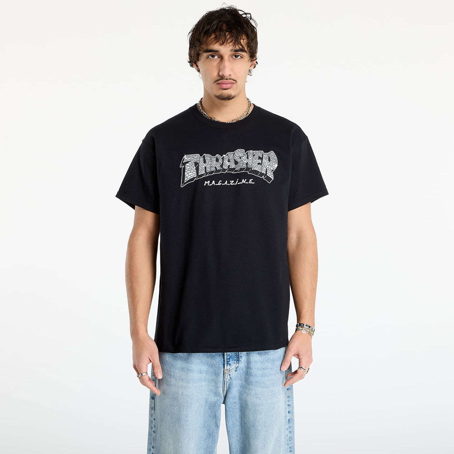 T-shirt Thrasher Disco by Spanky T-Shirt Sort | 145756, 0