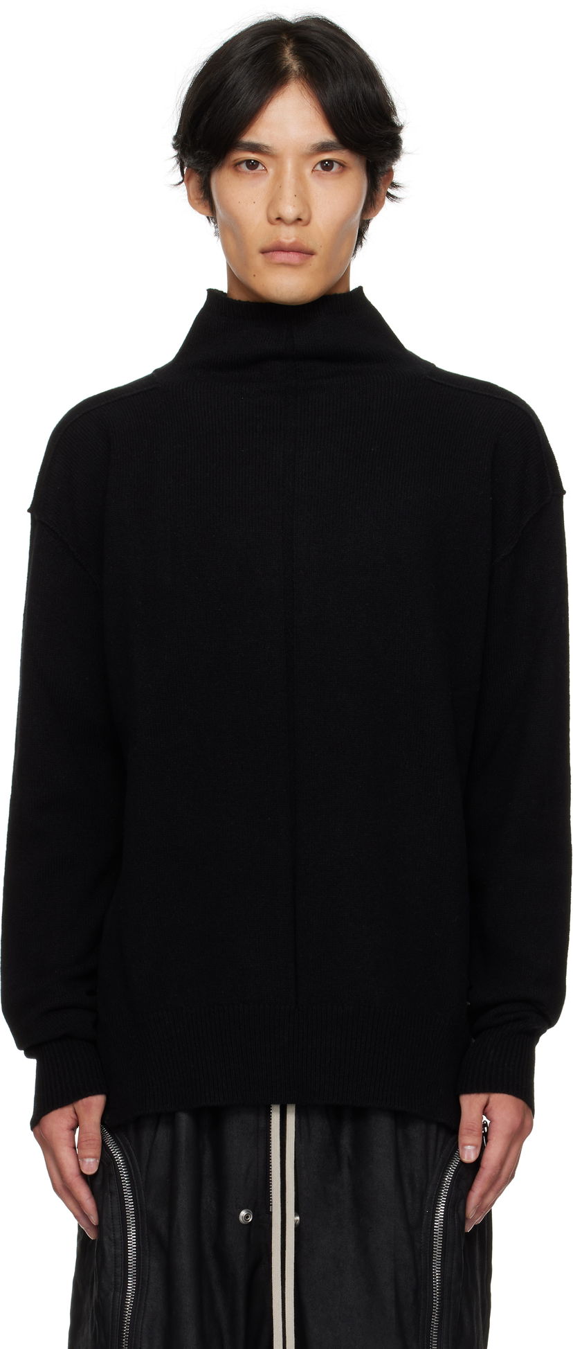 Sweater Rick Owens Rick Owens Concordians Tabard Sweater Sort | RU02E1648 WSBR
