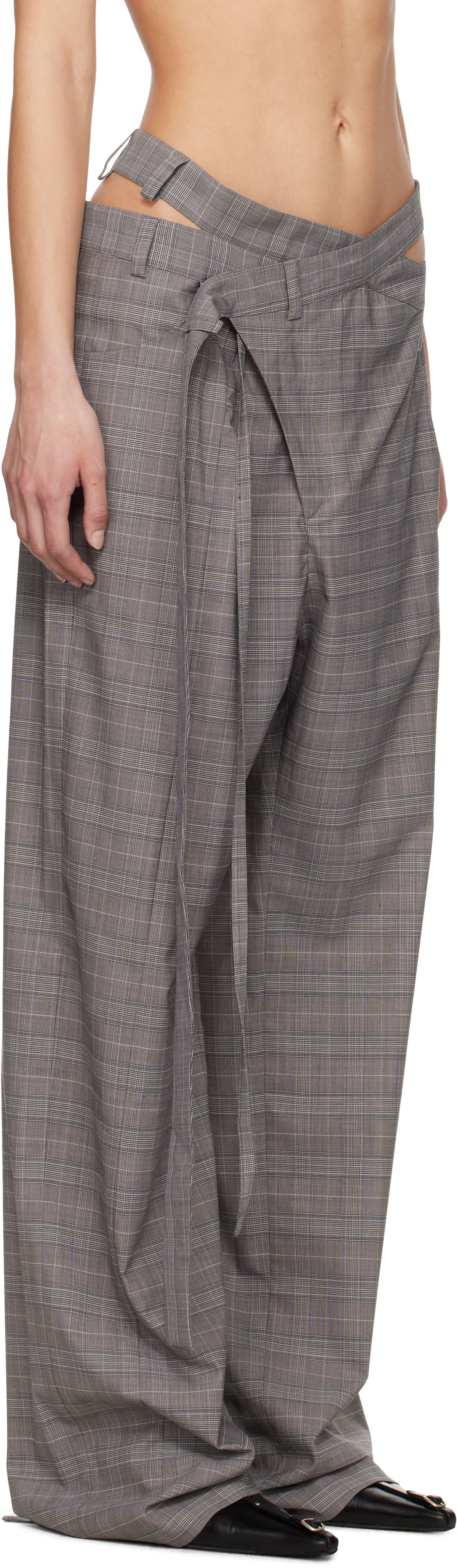 Bukser Ottolinger Ottolinger Signature Wrap Suit Trousers Grå | 123-201523-02, 1