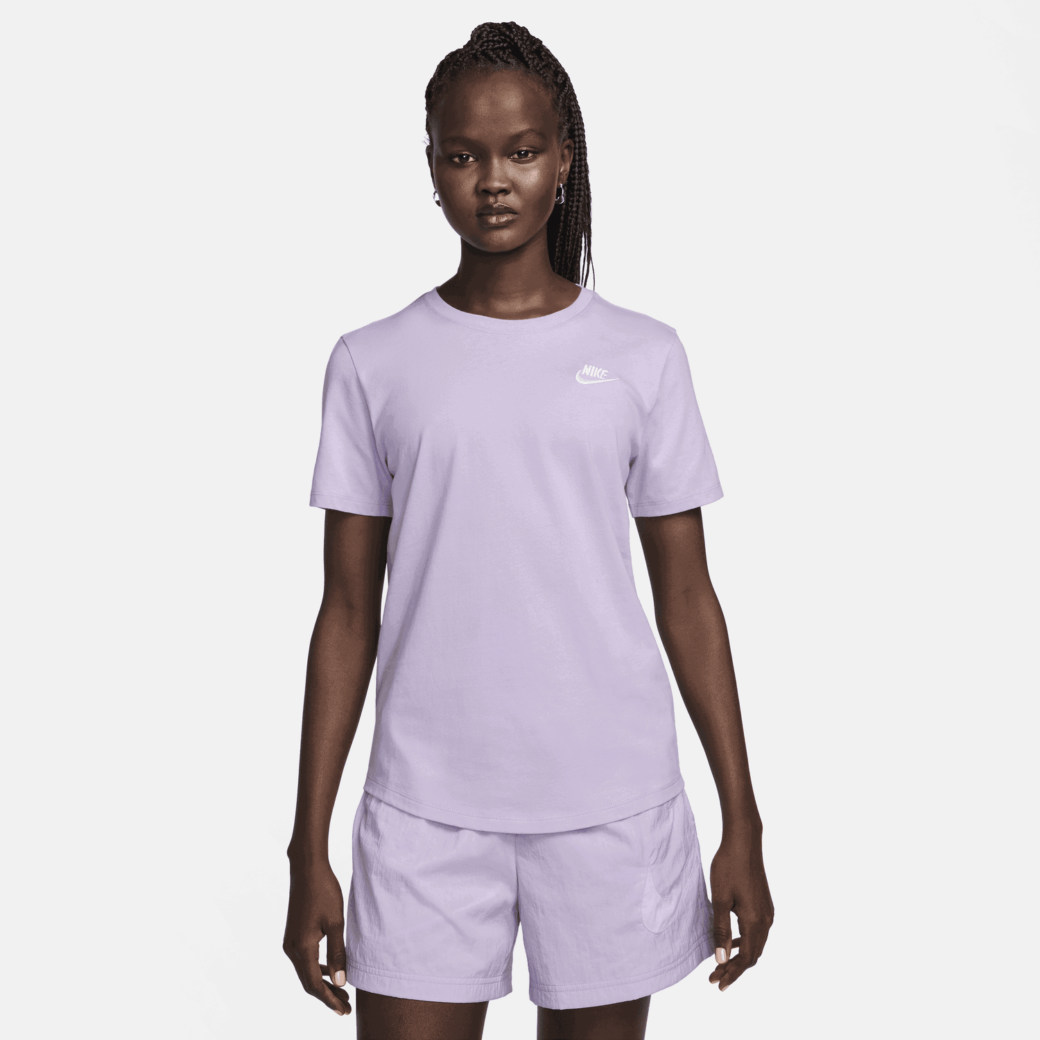 T-shirt Nike Sportswear Club Essentials Lilla | DX7902-511, 0