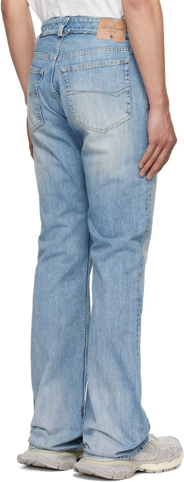Jeans Balenciaga Balenciaga Low-Waist Jeans Blå | 814225TRW59, 2