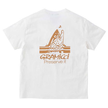 T-shirt GRAMICCI Gramicci Trout Graphic T-Shirt Hvid | G3SU-T050, 1
