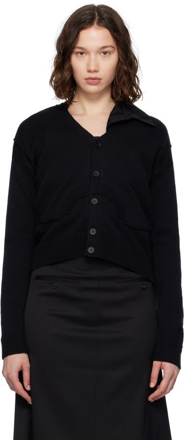Sweater Maison Margiela MM6 Maison Margiela Wool Knit Cardigan Sort | S52HP0032 M13139, 0