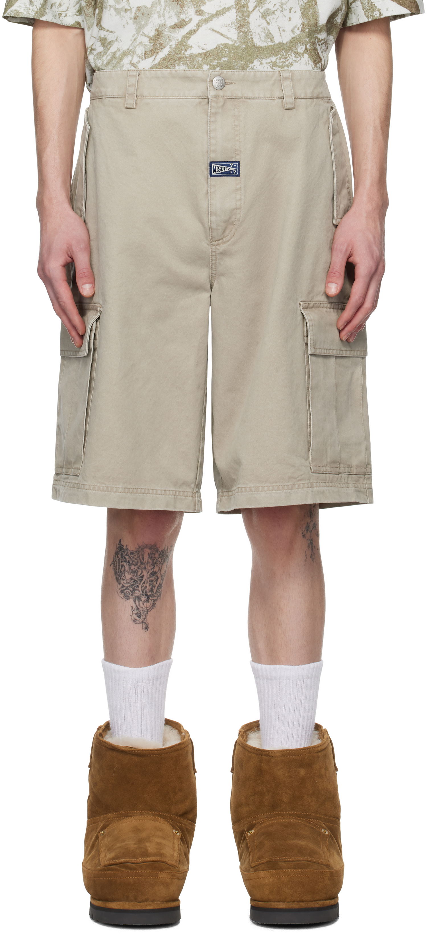 Shorts MISBHV MISBHV Perfect Cargo Shorts Beige | 250M352, 0
