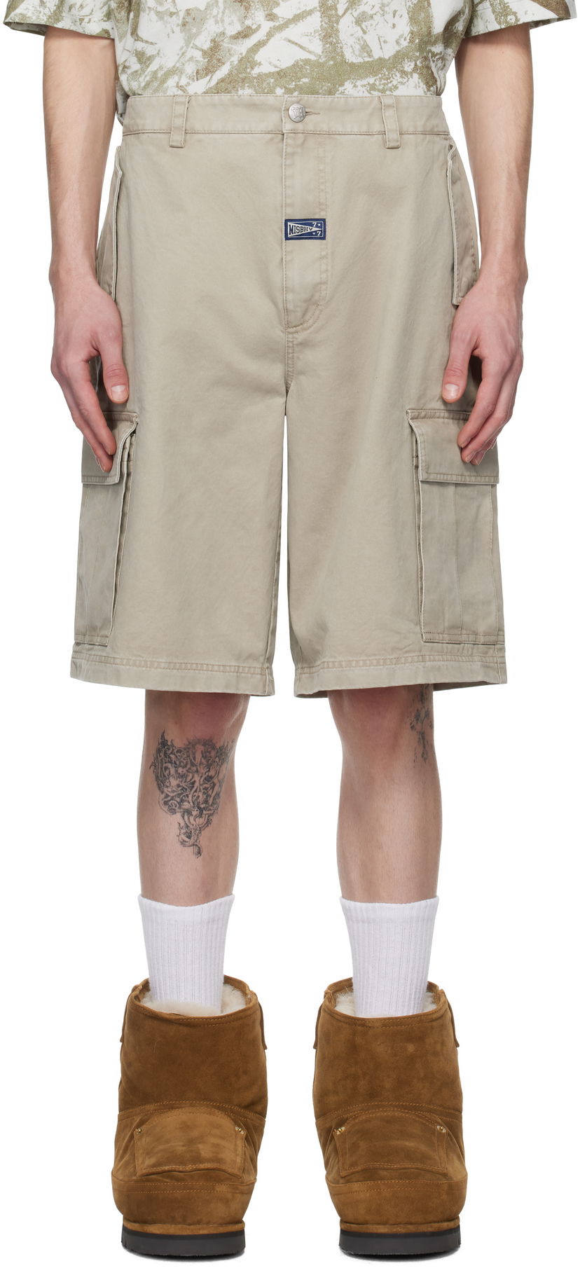 Shorts MISBHV MISBHV Perfect Cargo Shorts Beige | 250M352