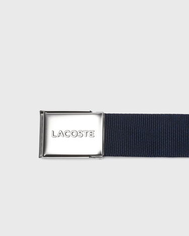 Bælter Lacoste Lacoste 40 Woven Strap 110 CM Mørkeblå | RC2012-166, 1