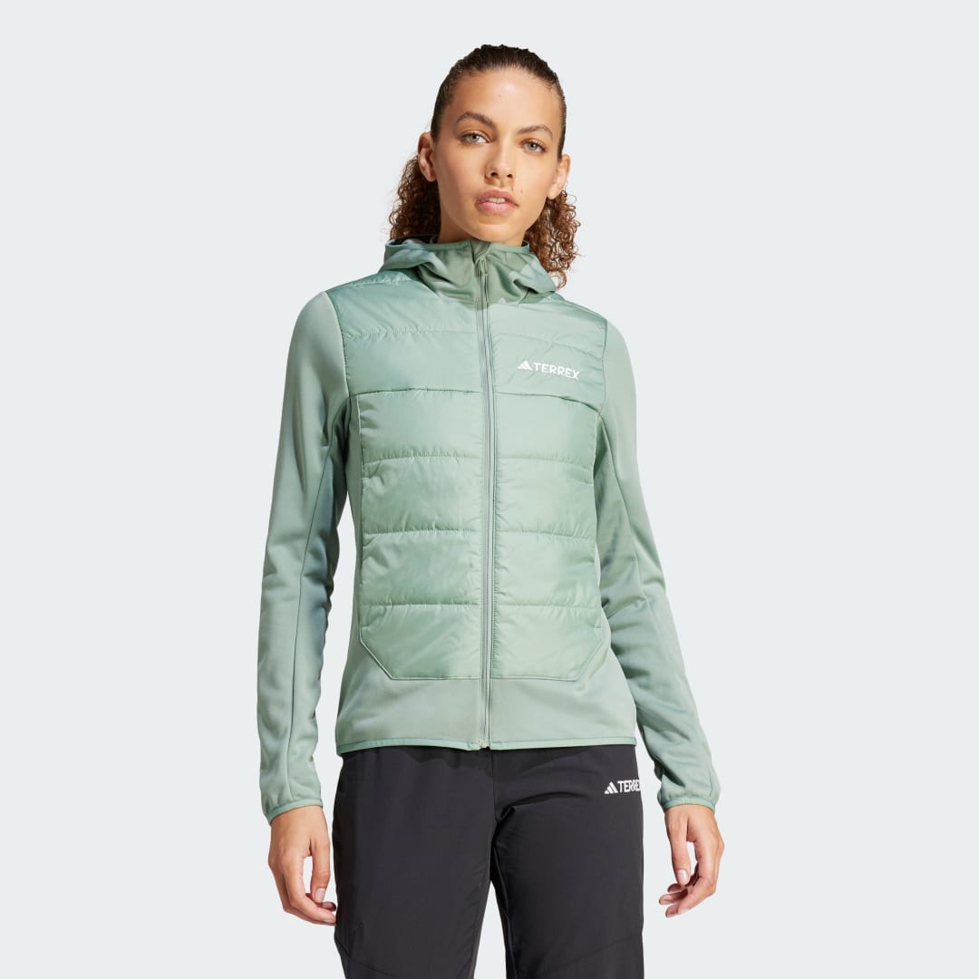 Vindjakke adidas Performance Terrex Multi Hybrid Insulated Hooded Jacket Turkis | IM8105, 1