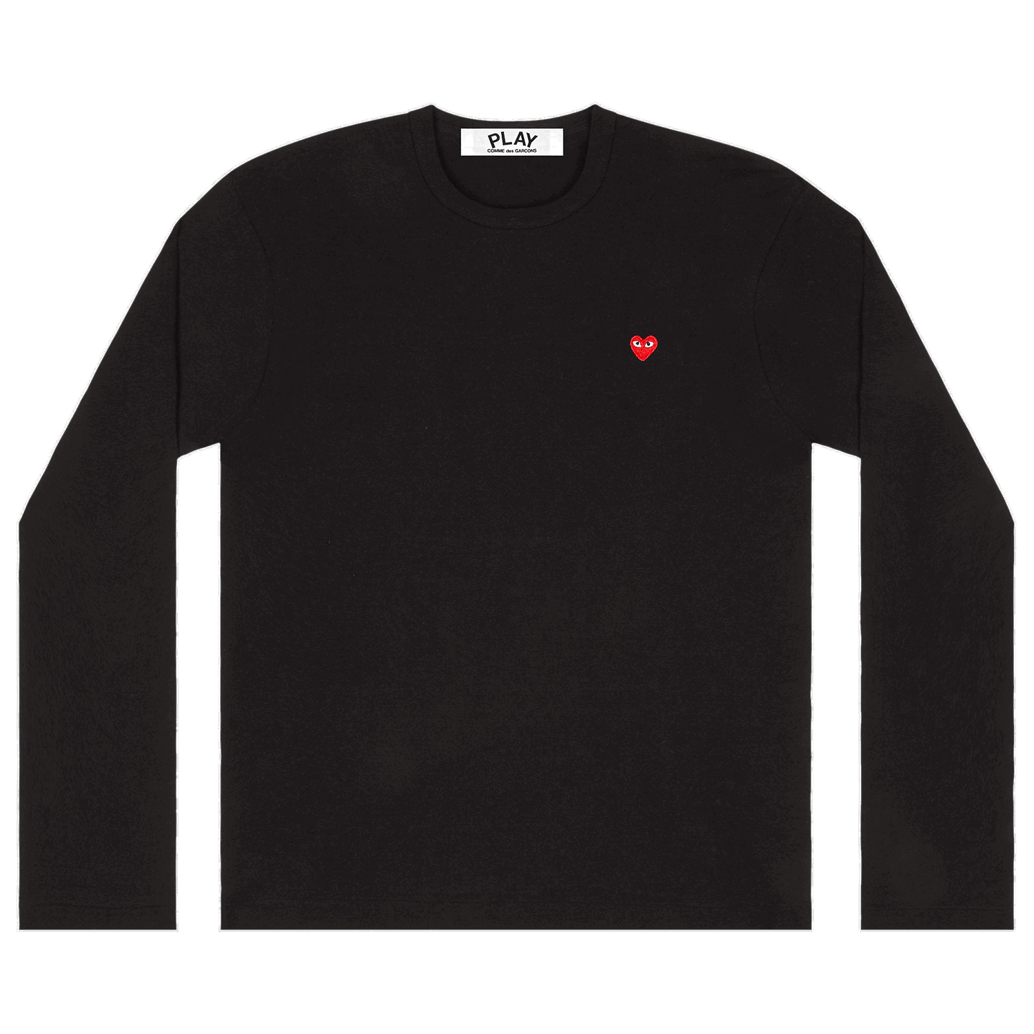 T-shirt Comme des Garçons PLAY Mini Heart Long-Sleeve Tee Sort | AZ T307 051 1, 0