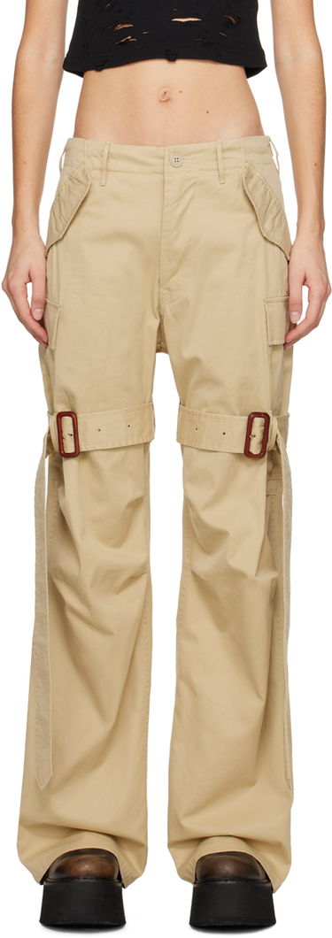 Cargo bukser R13 R13 Trench Cargo Pants Beige | R13WR243-R318B, 0