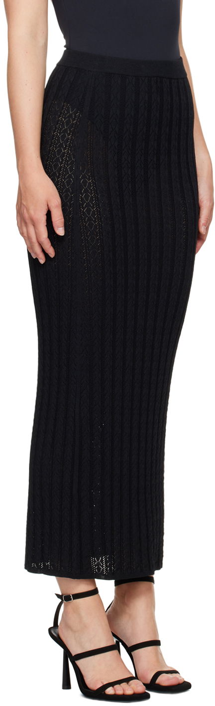 Nederdel Loulou de Saison Loulou de Saison Dera Maxi Knit Skirt Sort | DERA, 1