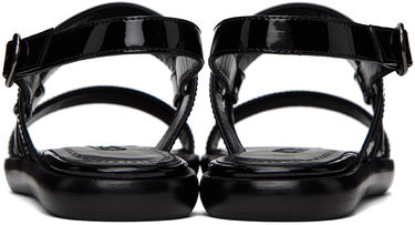Tilbehør Manolo Blahnik Manolo Blahnik Memaar Patent Leather Sandals Sort | 123-2193, 1