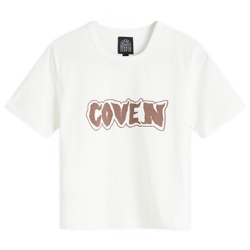 Crop top Heresy Heresy Coven Baby Tee Hvid | HAW24-T11