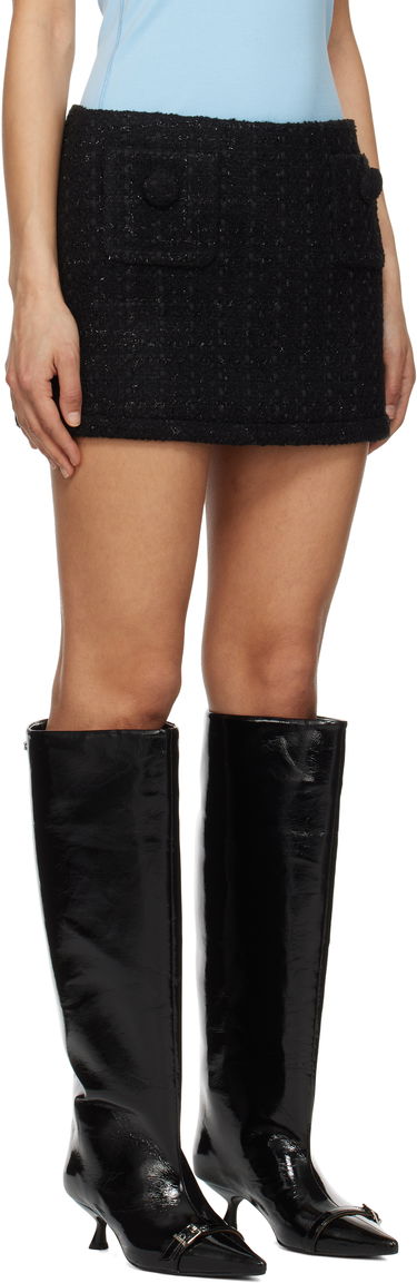 Nederdel Marc Jacobs Marc Jacobs Tweed Miniskirt Sort | 2S5RSK049W14, 1
