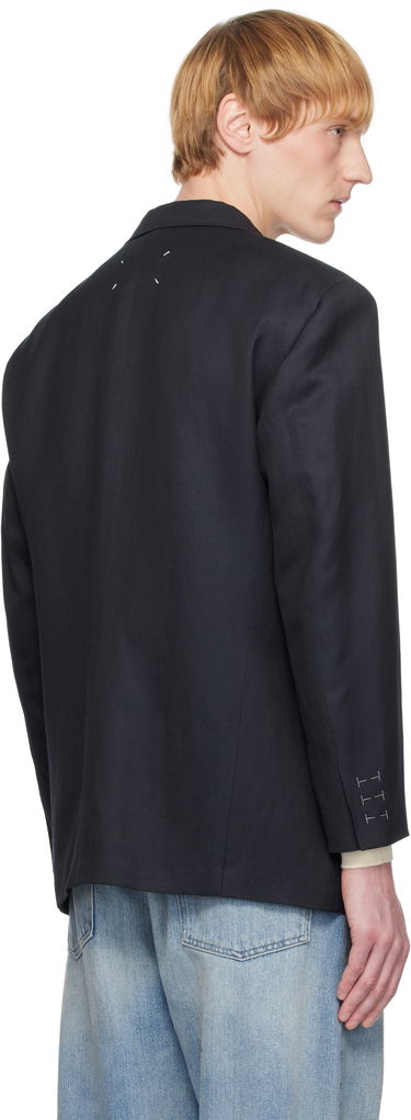 Jakke Maison Margiela Maison Margiela Work-In-Progress Blazer Mørkeblå | S50BN0537 M35287, 2