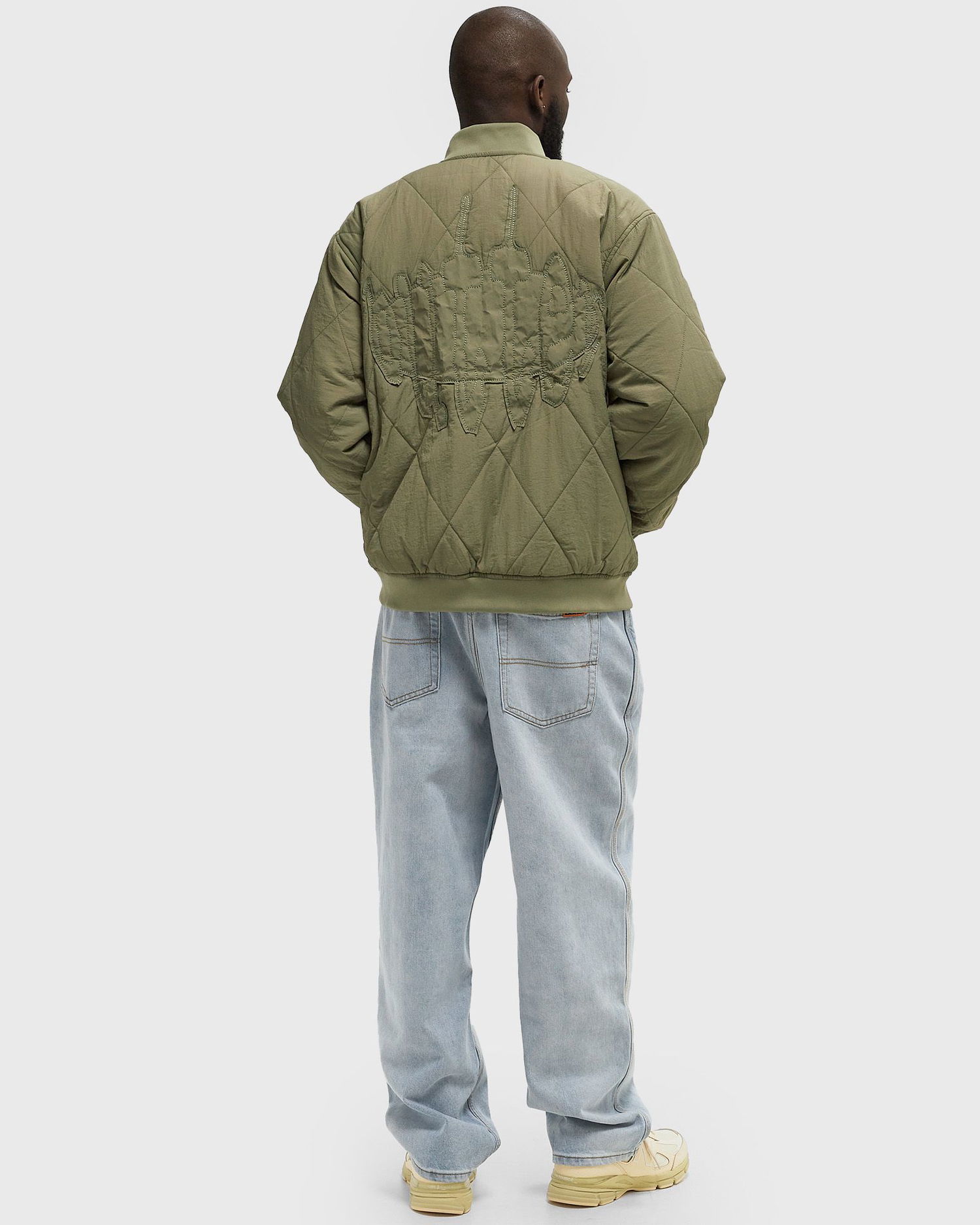Bomberjakke Butter Goods Quilted Work Jacket Grøn | P20470, 1