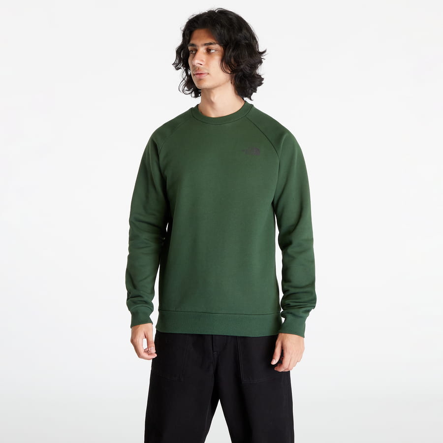 Sweatshirt The North Face Raglan Redbox Crew Pine Needle Grøn | NF0A4SZ9I0P1, 0