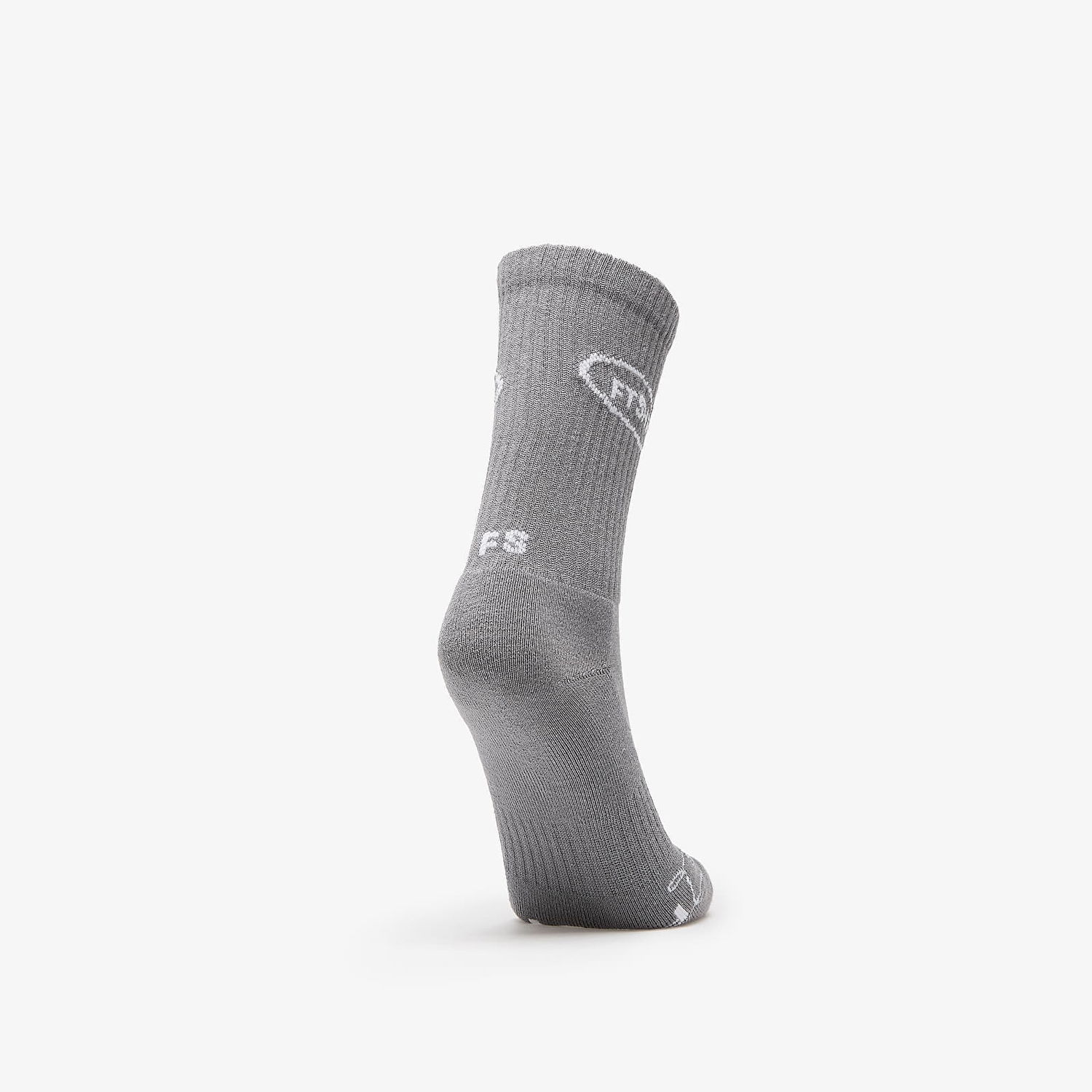 Sokker Footshop Basic Crew Socks 3-Pack Grey Grå | FTSHP_359, 1