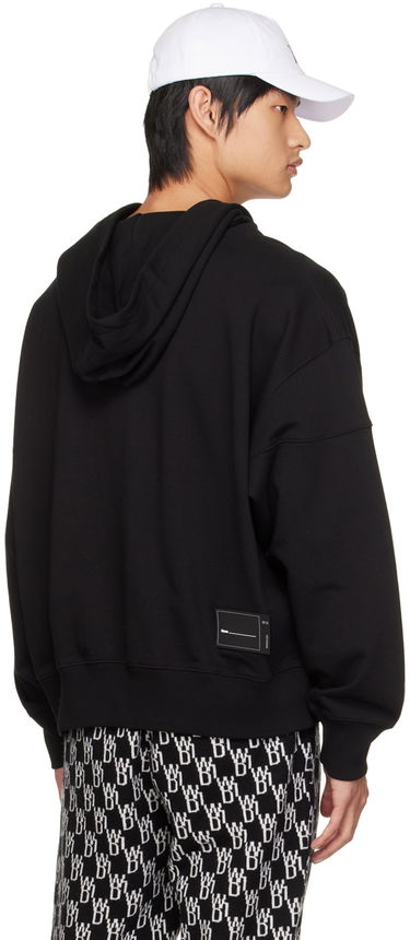 Sweatshirt We11done We11done Signature Hoodie Sort | WD-TH3-22-867-U-BK, 2