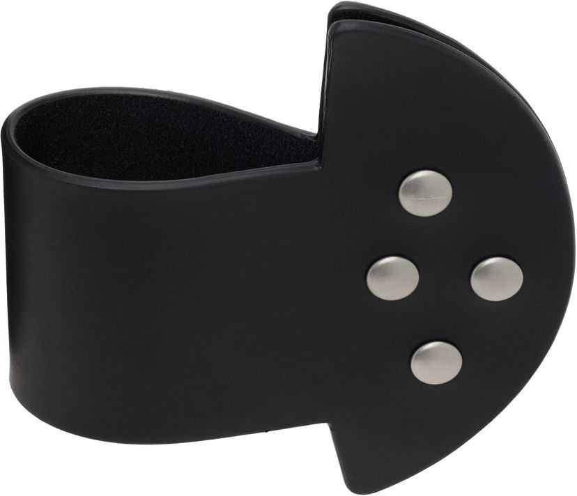 Armbånd Rick Owens Rick Owens Anthem Snaps Cuff Bracelet Sort | RA02E0706 LGE
