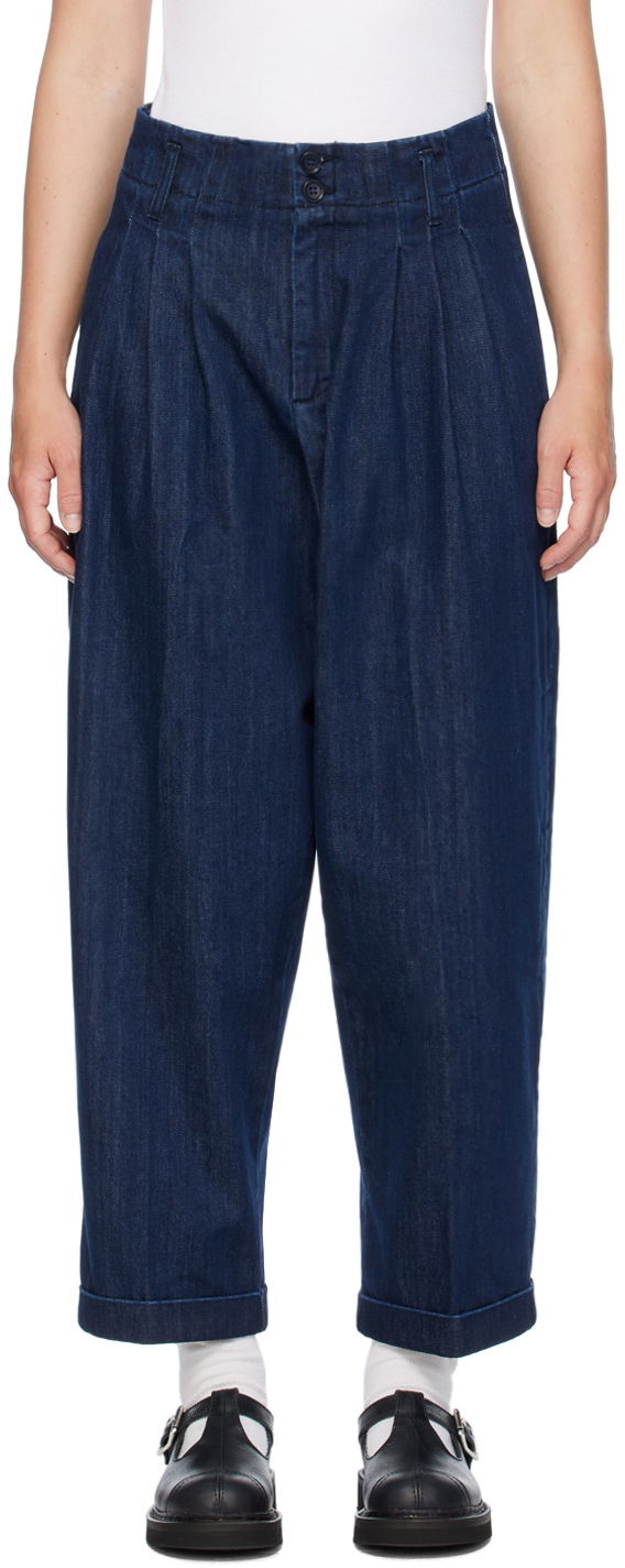 Jeans YMC YMC Keaton Denim Trousers Blå | Q4AZF, 0