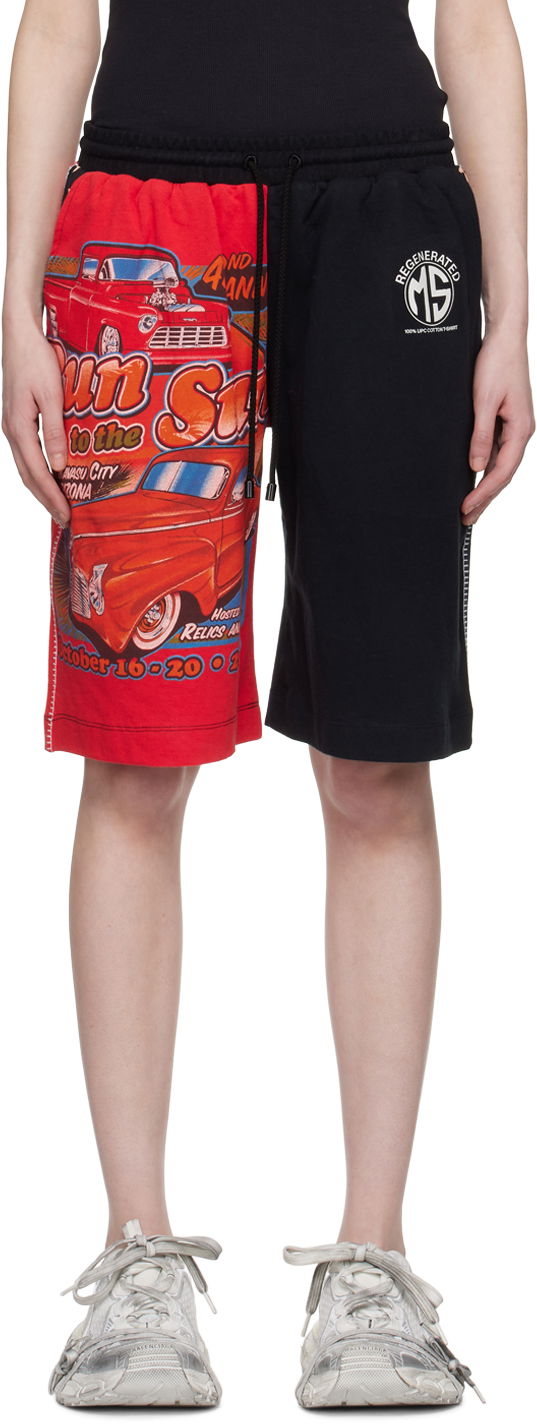 Shorts Marine Serre Printed Shorts Rød | MSH007, 0