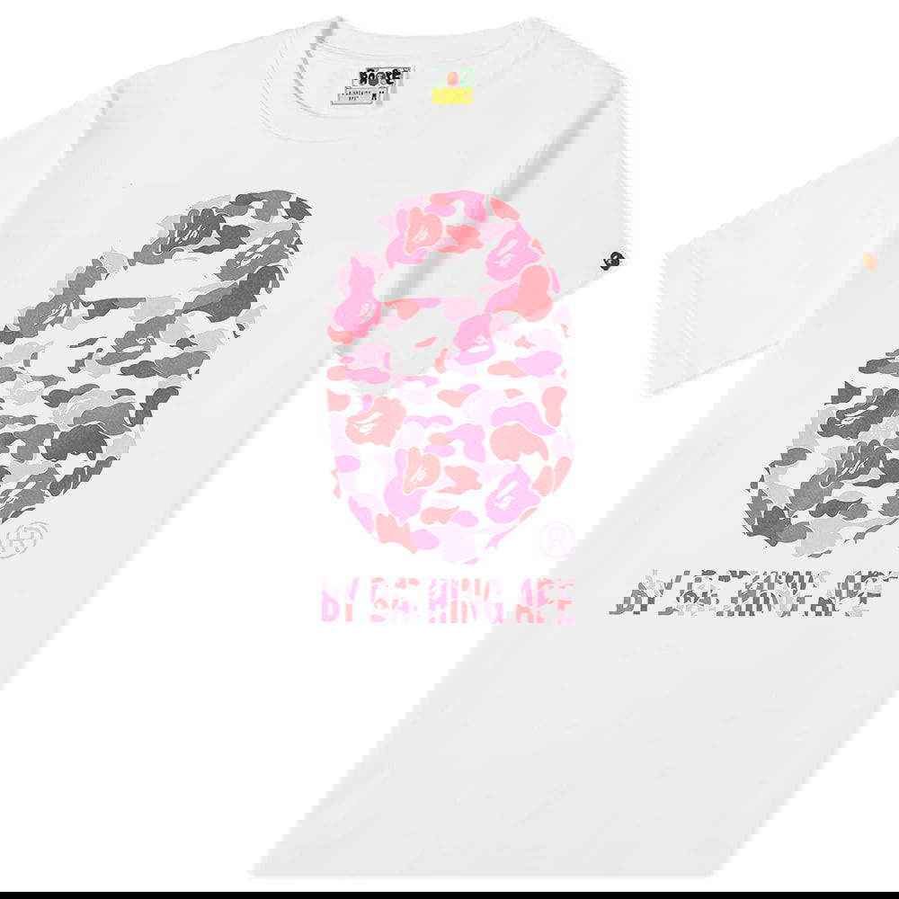T-shirt BAPE Camo By Bathing Ape Tee Hvid | 001TEI801005M-WHP, 0