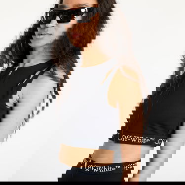 Træningsdragt Off-White Off-White Logoband Zipped Rowing Top Sort | OWVO056S25JER0011000, 1