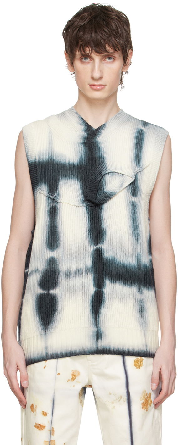 Sweater Feng Chen Wang Feng Chen Wang Layered Collar Vest Flerfarvet | FMS17KT02