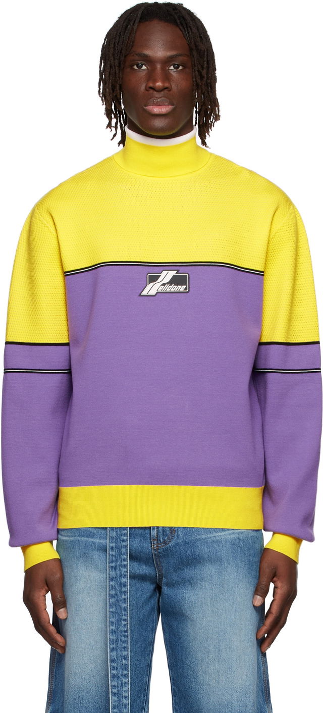Sweater We11done Turtleneck Flerfarvet | WD-KT1-22-617-U-YE