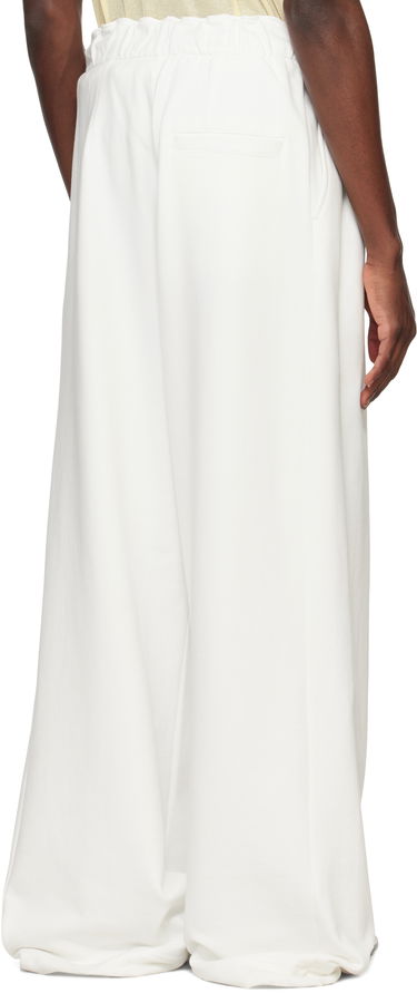 Joggingbukser Dries Van Noten Dries Van Noten Pleated Sweatpants Hvid | 251-021159-1610, 2