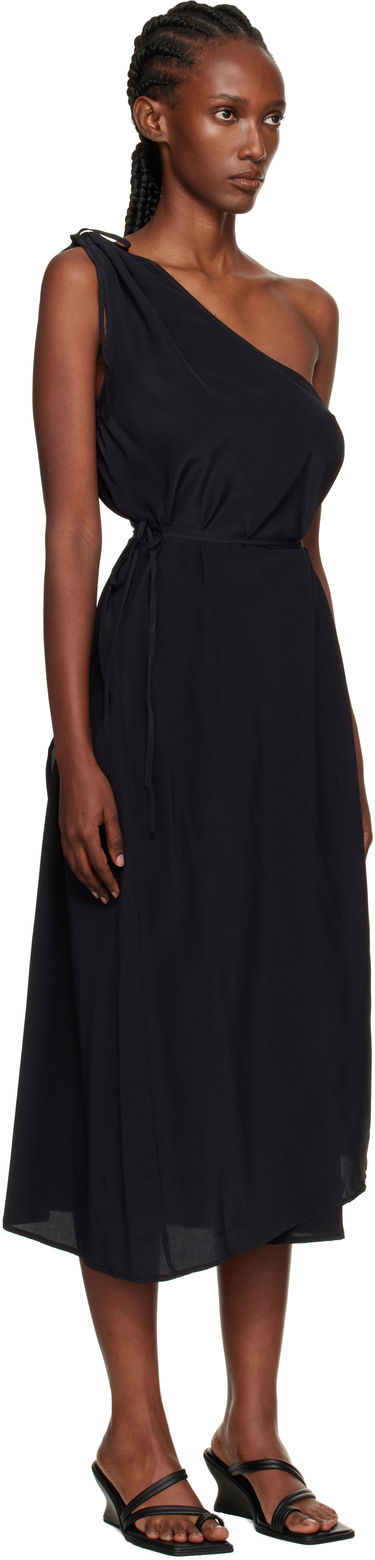 Kjole Baserange Baserange One-Shoulder Midi Dress Sort | DRVI-SC-AU25, 1