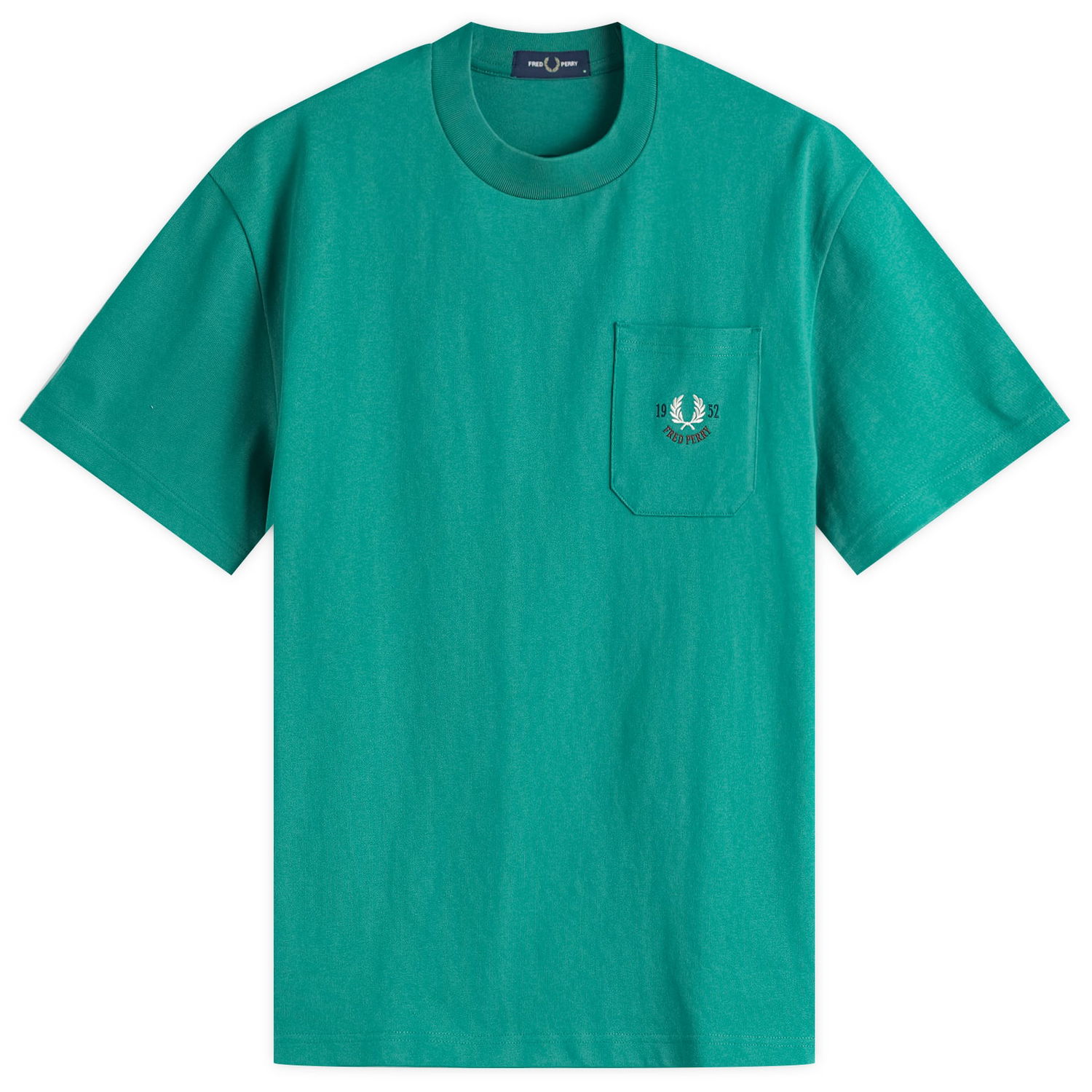 T-shirt Fred Perry Relaxed Fit 1952 Pocket T-Shirt, Size Large Grøn | M9827-X87, 0